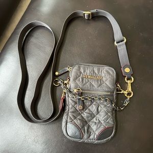 MZ Wallace Micro Crossbody - 1 detachable / adjustable strap and 1 chain strap.